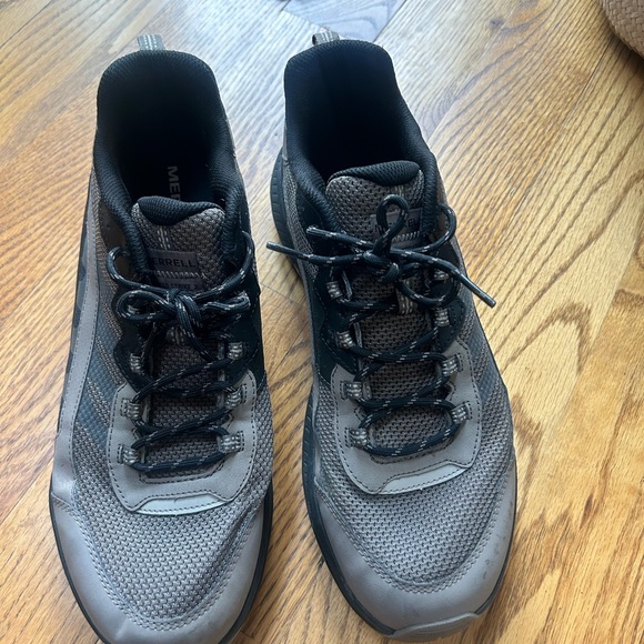Merrell Men's Black and Gray Trail Hiking Shoes - Picture 2 of 5